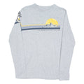 The Mountains Are Calling Mens T-Shirt Grey Long Sleeve XS