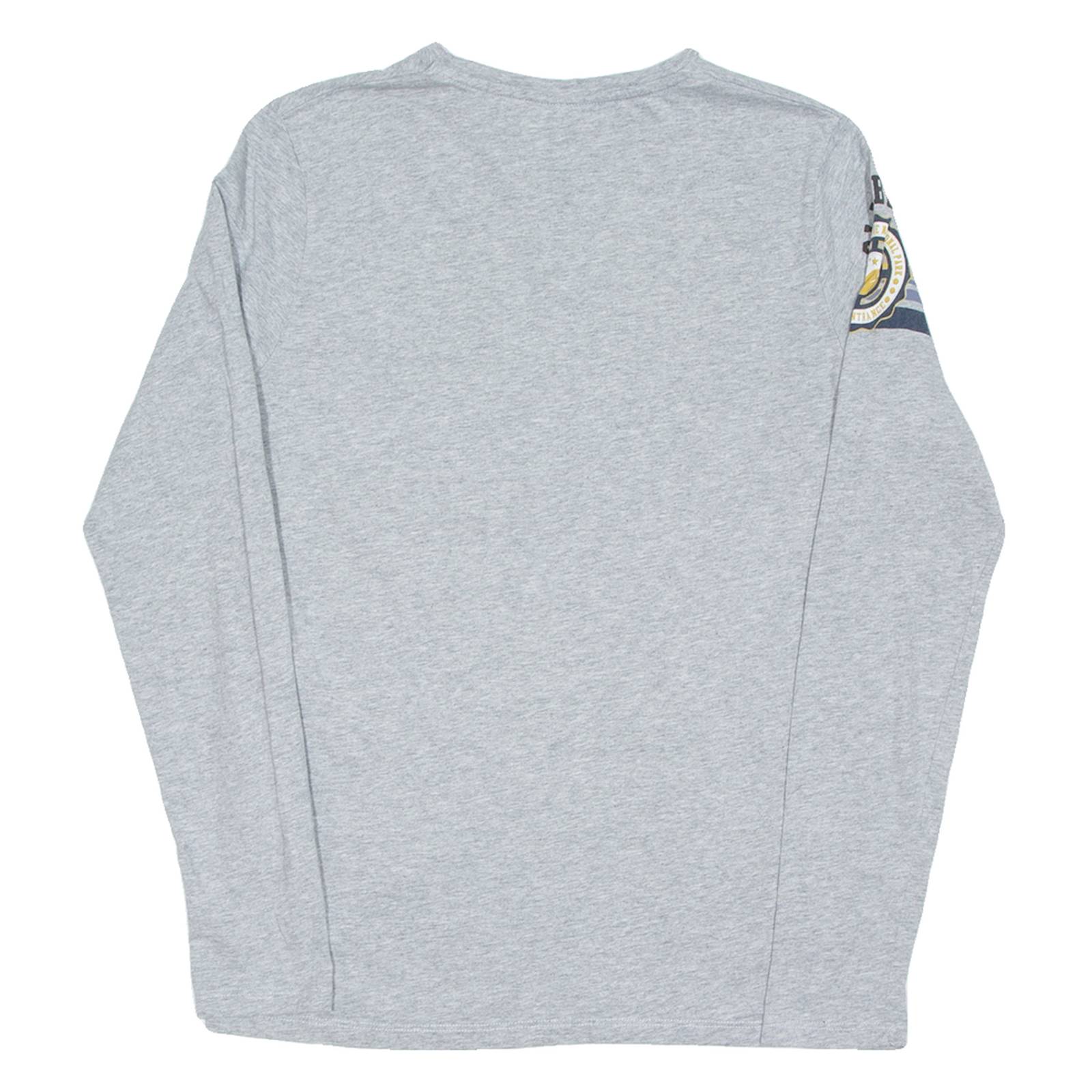 The Mountains Are Calling Mens T-Shirt Grey Long Sleeve XS
