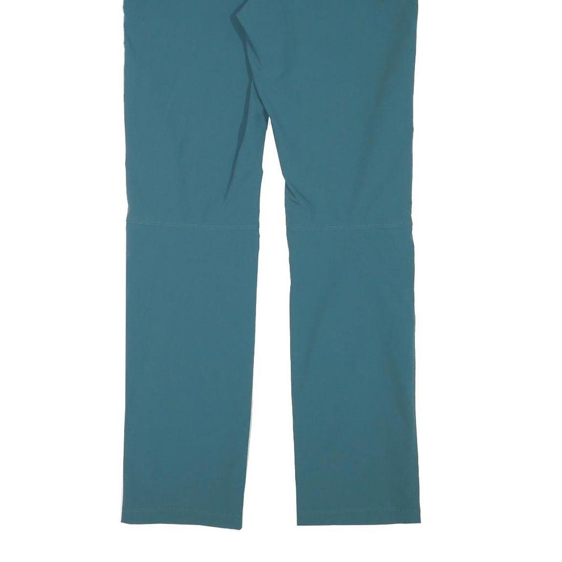 TREVOLUTION Mens Polyester Blend Blue Regular Fit Straight Leg Trousers W28 L30