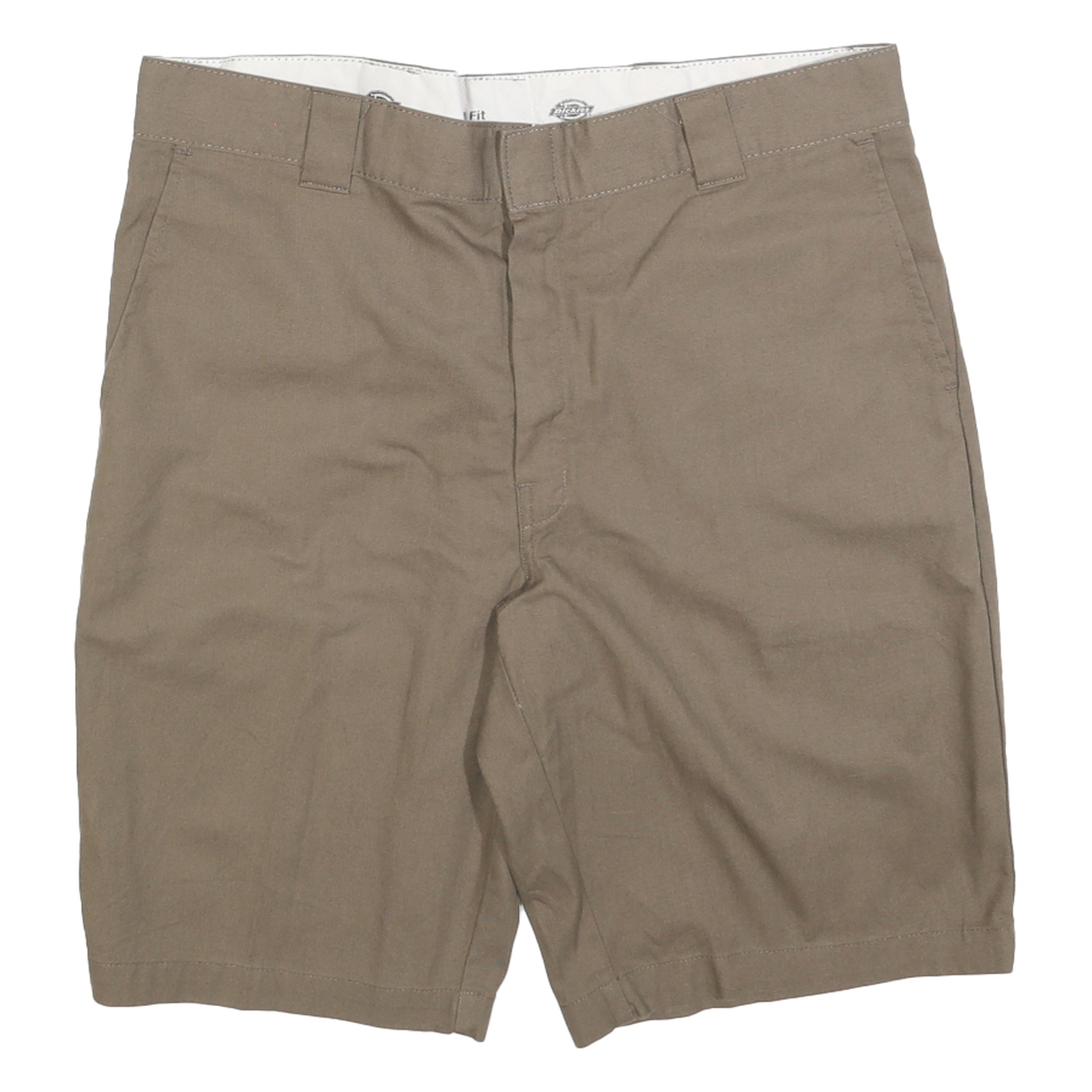 DICKIES Mens Shorts Beige Casual XL W38 Classic Cotton Blend Plain Summer