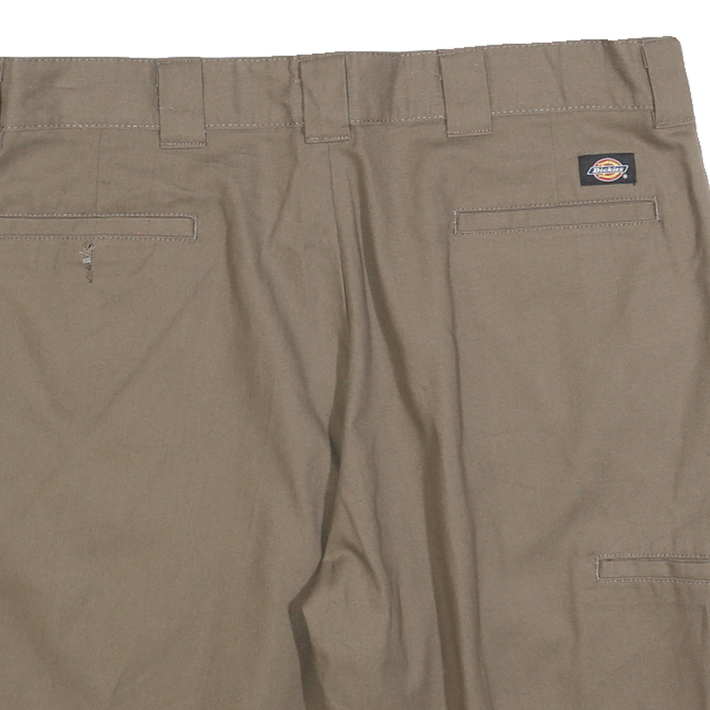 DICKIES Mens Shorts Beige Casual XL W38 Classic Cotton Blend Plain Summer
