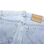 WRANGLER Mens Regular Fit Straight Blue Denim Light W30 L31 Button Jeans Classic