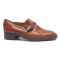 RAPHAEL SALATO Womens Leather Brown Loafer Shoes UK 6 Vintage Classic