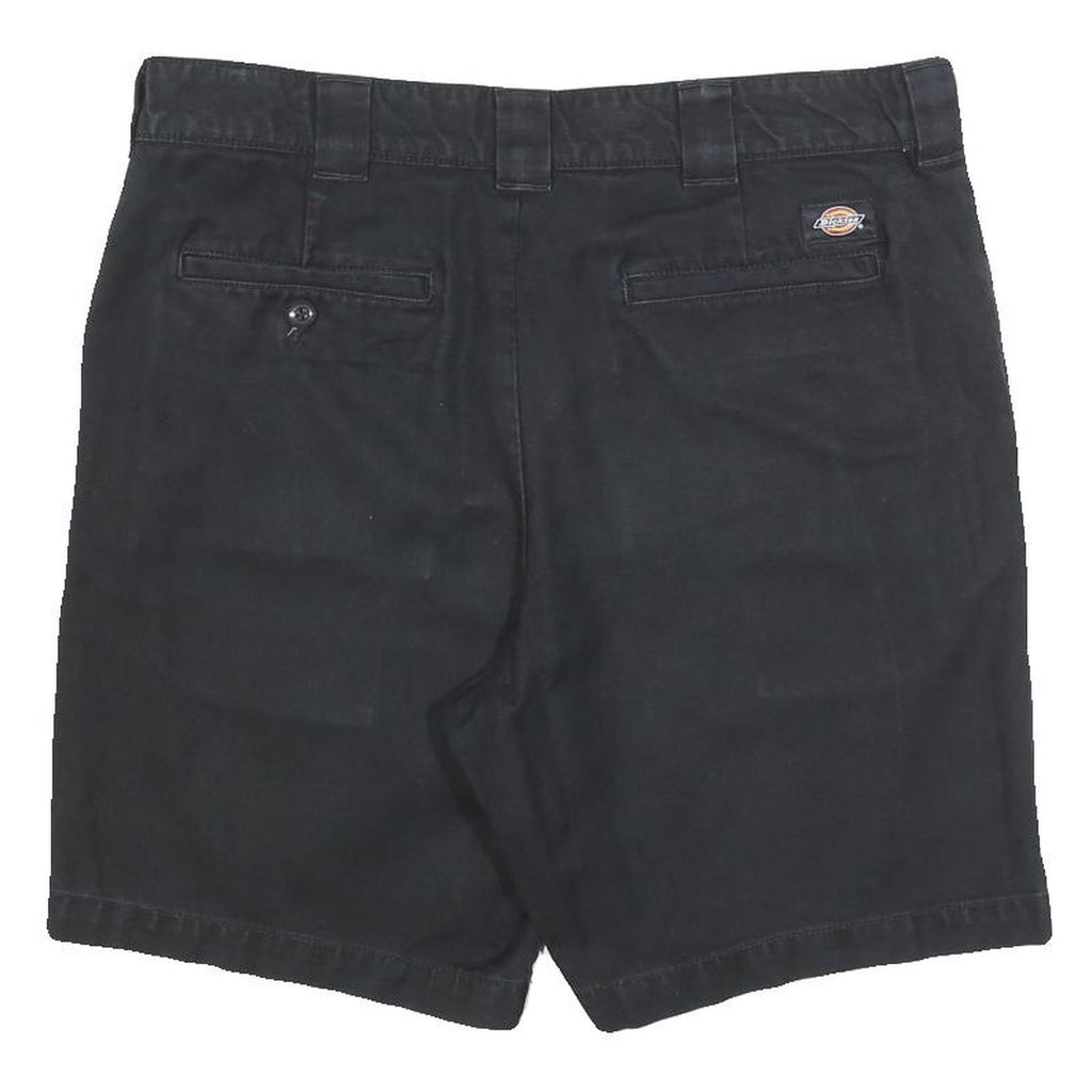 DICKIES Mens Black Casual Shorts M W34 Cotton Blend Regular Fit Workwear