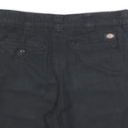 DICKIES Mens Black Casual Shorts M W34 Cotton Blend Regular Fit Workwear