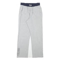 TOMMY HILFIGER Womens Joggers Grey & Navy XL W25 L27 Relaxed Straight Cotton