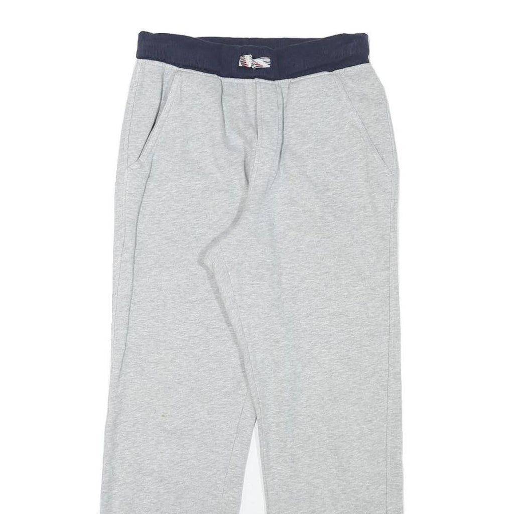 TOMMY HILFIGER Womens Joggers Grey & Navy XL W25 L27 Relaxed Straight Cotton