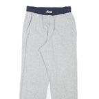 TOMMY HILFIGER Womens Joggers Grey & Navy XL W25 L27 Relaxed Straight Cotton