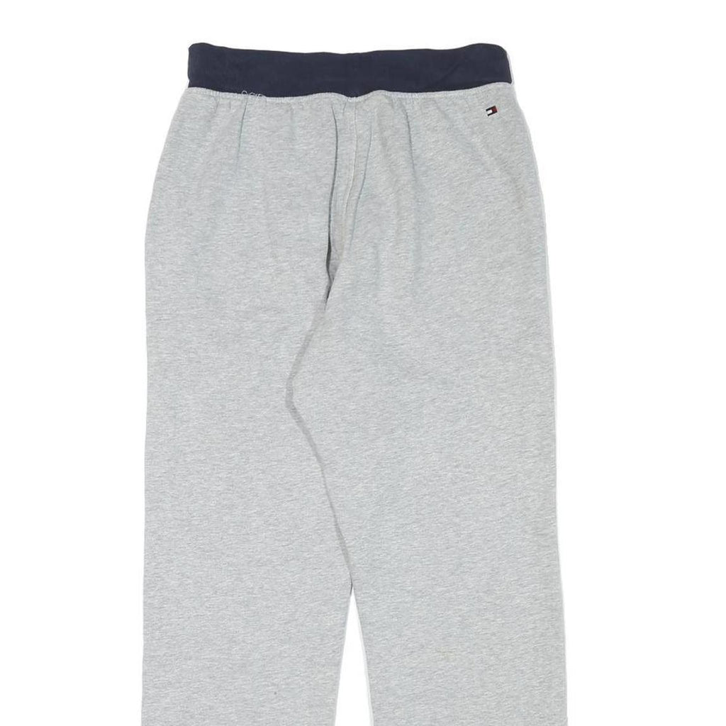 TOMMY HILFIGER Womens Joggers Grey & Navy XL W25 L27 Relaxed Straight Cotton