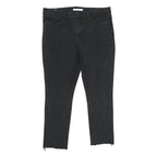 LEVI'S 311 Shaping Skinny Womens Jeans Black Slim Skinny Denim W34 L26 Raw Hem