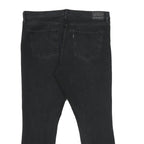 LEVI'S 311 Shaping Skinny Womens Jeans Black Slim Skinny Denim W34 L26 Raw Hem