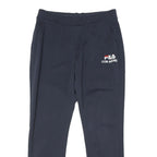 FILA Womens Joggers Navy Blue Slim Tapered 2XL W33 L29 Cotton Blend