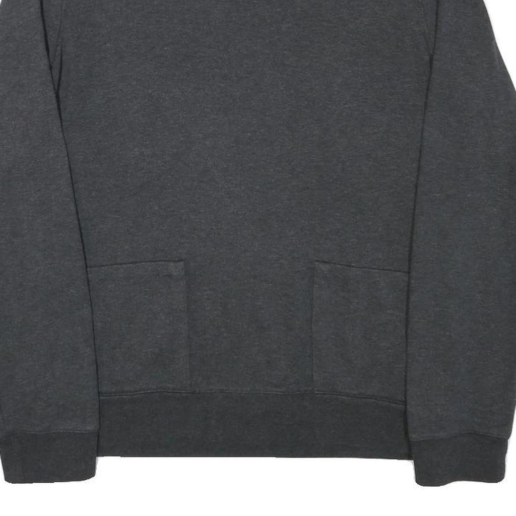 HUGO Mens Grey Crew Neck S Sweatshirt Cotton Blend Pullover Casual