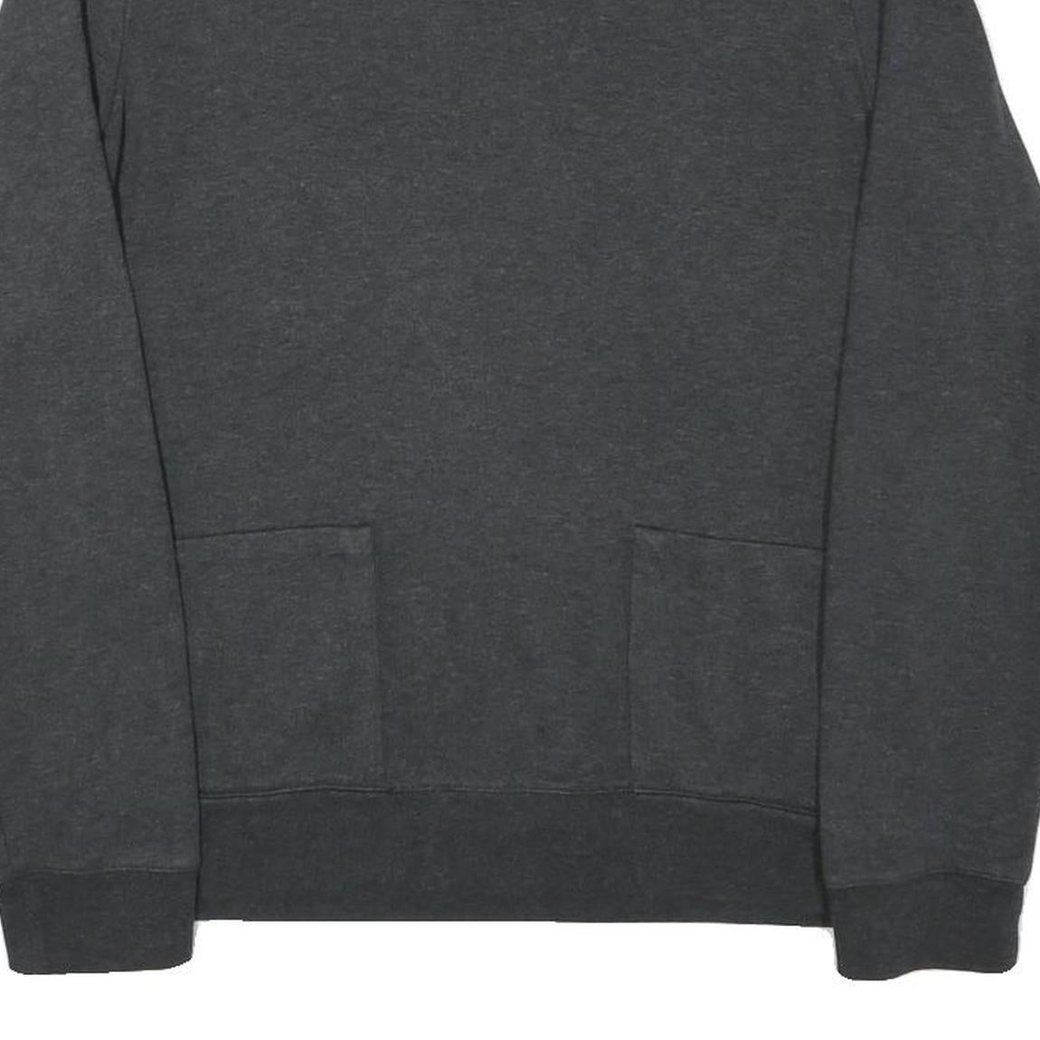 HUGO Mens Grey Crew Neck S Sweatshirt Cotton Blend Pullover Casual