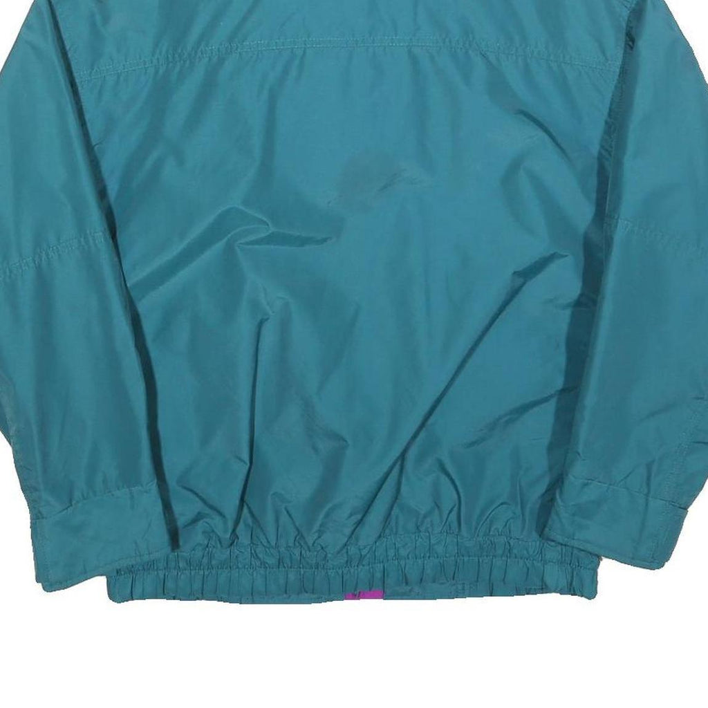 COLUMBIA Womens Teal & Purple Outdoor Jacket S Polyester Plain Windbreaker Zip