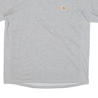 CARHARTT Mens Grey & Yellow Pocket Modern T-Shirt XL Short Sleeve Crew Neck