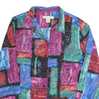 CLOTHES Womens Multicoloured Printed Shirt Long Sleeve Collared L Polyester