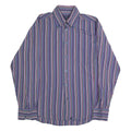 TED BAKER Mens Shirt Blue Striped Long Sleeve XL