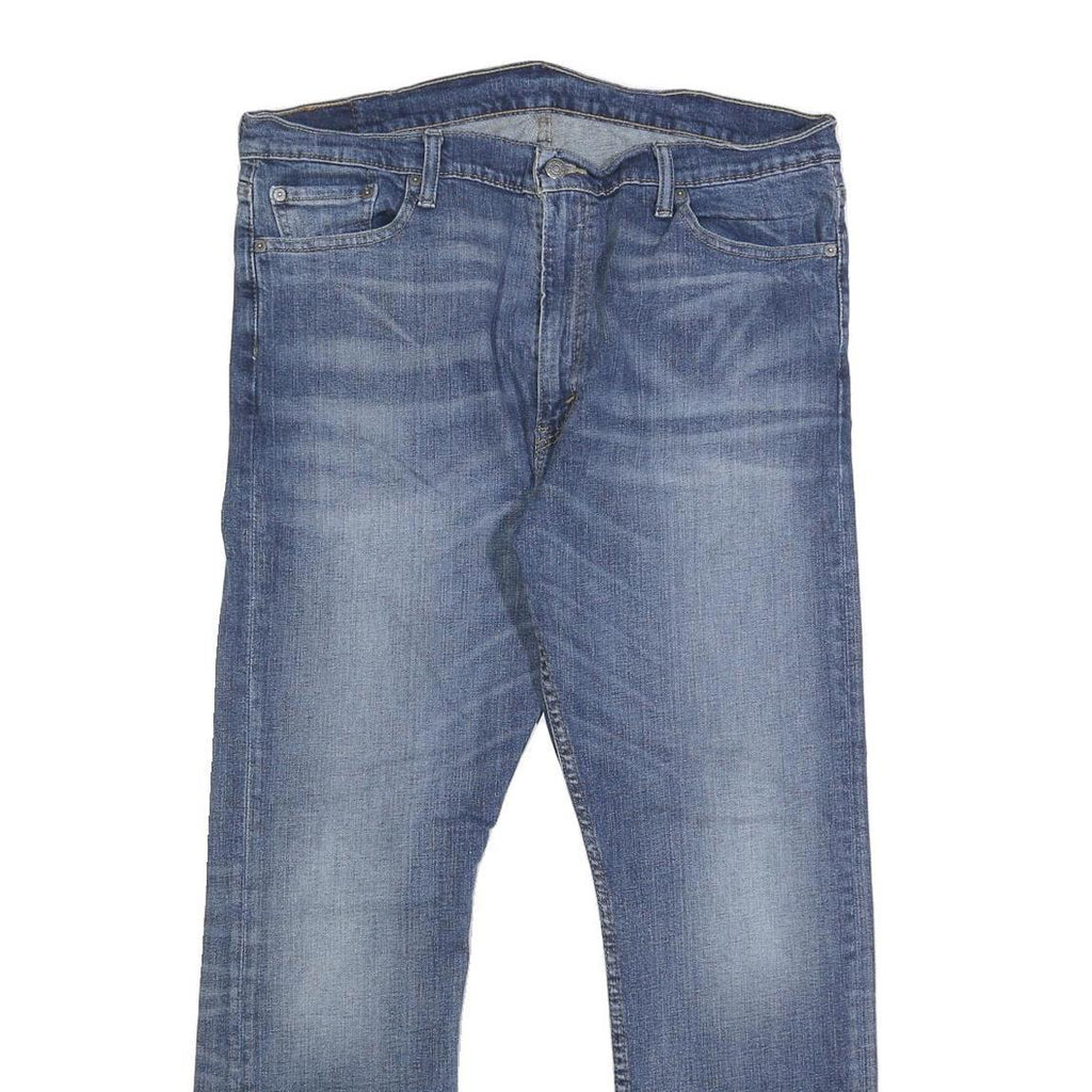 LEVI'S 513 Mens Slim Jeans Blue Denim W38 L30 Classic Fit Zip Closure