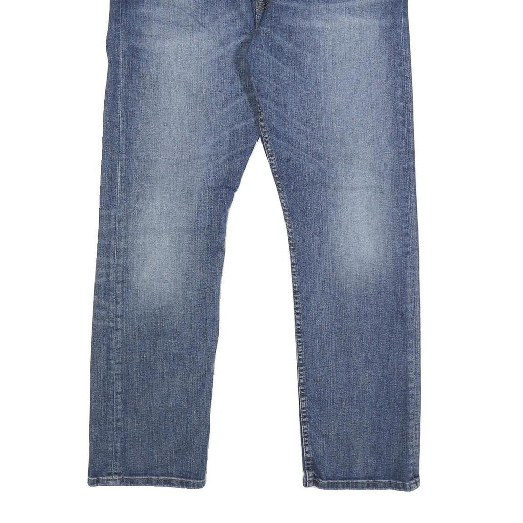 LEVI'S 513 Mens Slim Jeans Blue Denim W38 L30 Classic Fit Zip Closure