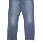 LEVI'S 513 Mens Slim Jeans Blue Denim W38 L30 Classic Fit Zip Closure