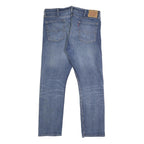 LEVI'S 513 Mens Slim Jeans Blue Denim W38 L30 Classic Fit Zip Closure