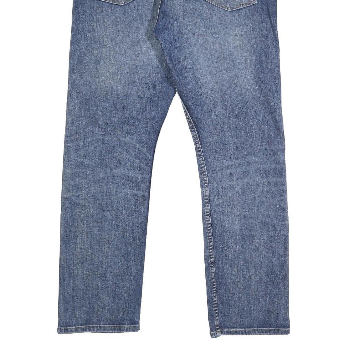 LEVI'S 513 Mens Slim Jeans Blue Denim W38 L30 Classic Fit Zip Closure