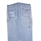 DICKIES Mens Relaxed Blue Jeans Denim Light W40 L30 Zip Pocket Casual
