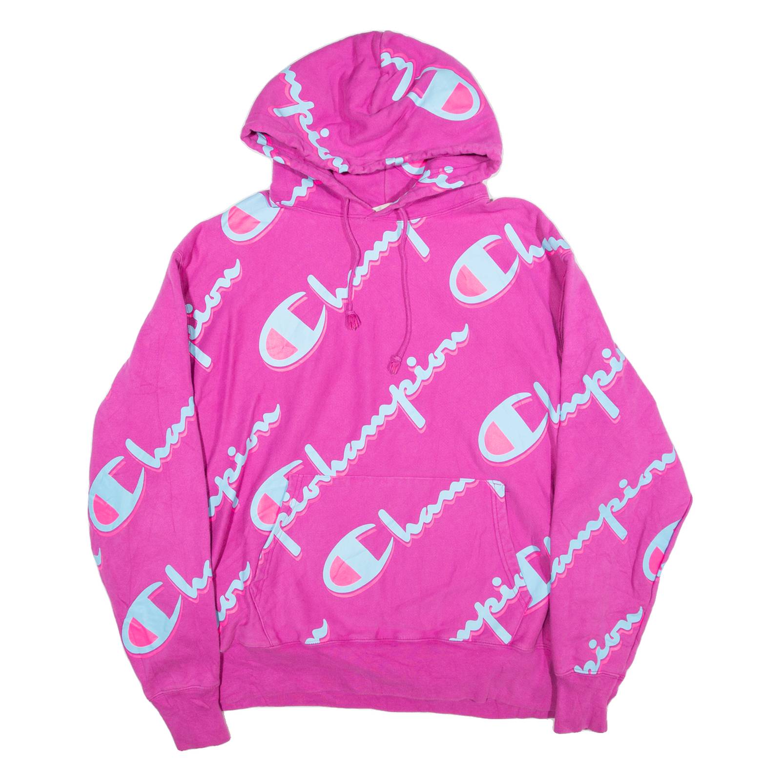 CHAMPION REVERSE WEAVE Womens Pink Hoodie XL