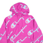 CHAMPION REVERSE WEAVE Womens Pink Hoodie XL