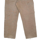 DICKIES Mens Regular Fit Beige Denim Jeans W40 L30 Workwear Utility Style