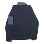 CHAMPION Mens Navy Blue Casual Jacket S Polyester Full Zip Fleece Casual Wear