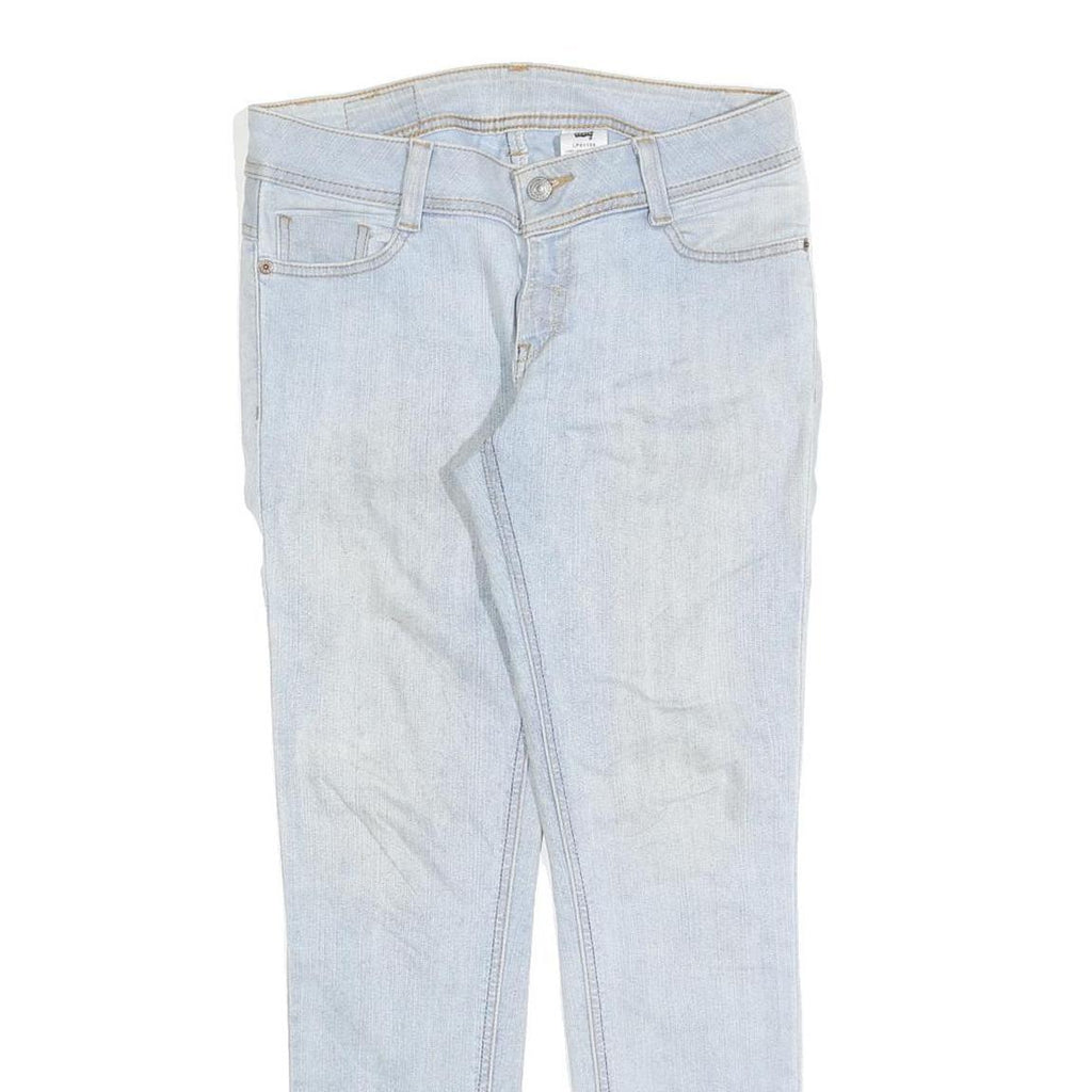 LEVI'S Womens Jeans Blue Slim Skinny Denim Light W29 L29 Zip 105 Model