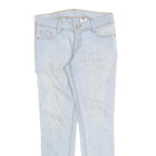 LEVI'S Womens Jeans Blue Slim Skinny Denim Light W29 L29 Zip 105 Model