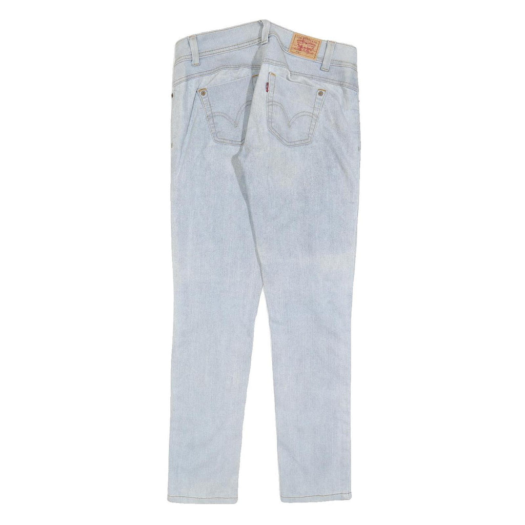 LEVI'S Womens Jeans Blue Slim Skinny Denim Light W29 L29 Zip 105 Model