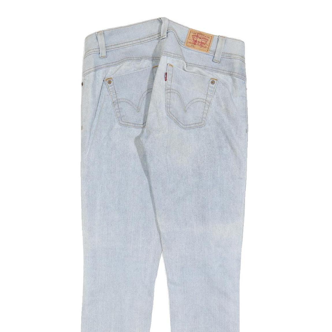 LEVI'S Womens Jeans Blue Slim Skinny Denim Light W29 L29 Zip 105 Model