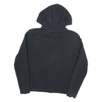 PUMA Womens Black Hoodie M Cotton Blend Full Zip Casual Sweatshirt