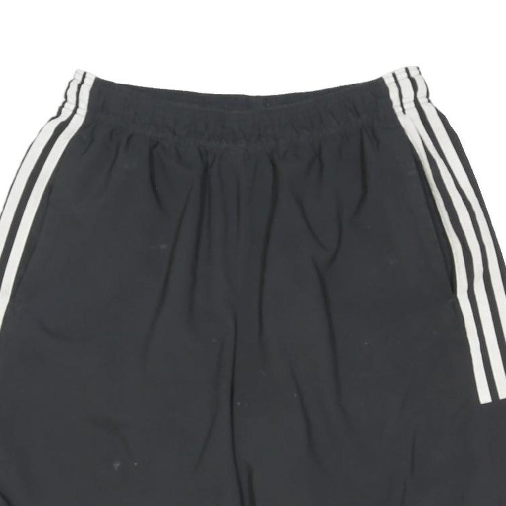 ADIDAS Mens Black Casual Shorts M W26 Polyester Blend Comfortable Design