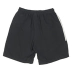 ADIDAS Mens Black Casual Shorts M W26 Polyester Blend Comfortable Design
