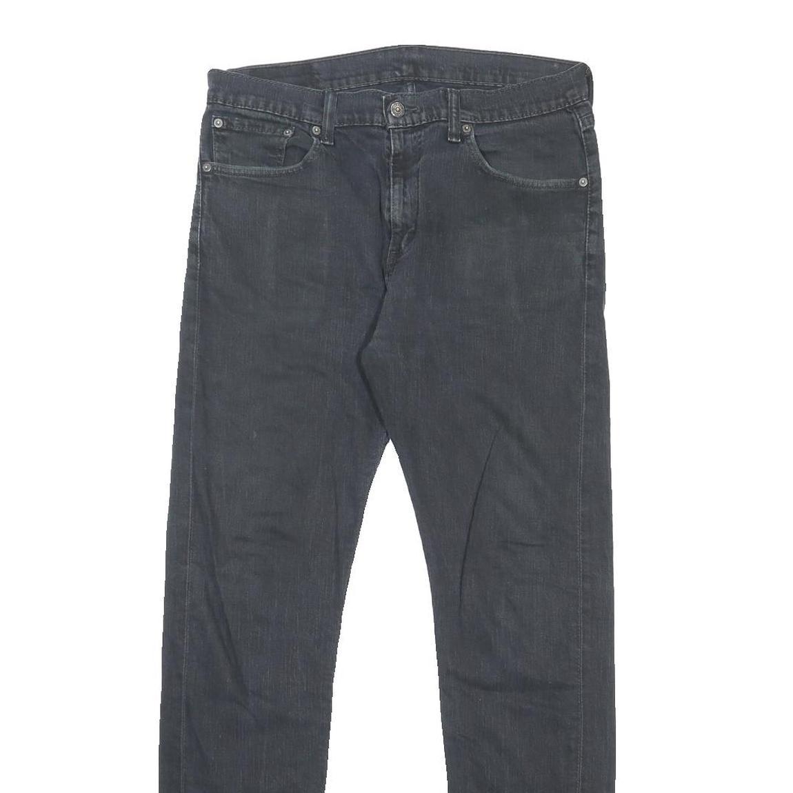 LEVI'S Mens Jeans Black Slim Skinny Denim Medium W32 L32 Classic Zip Fastening
