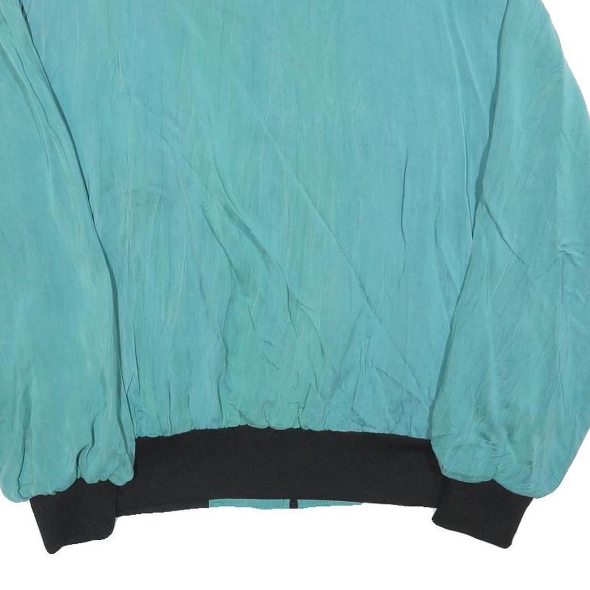 ROYAL PACIFIC Mens Blue Plain Bomber M Zip Jacket Casual Lightweight