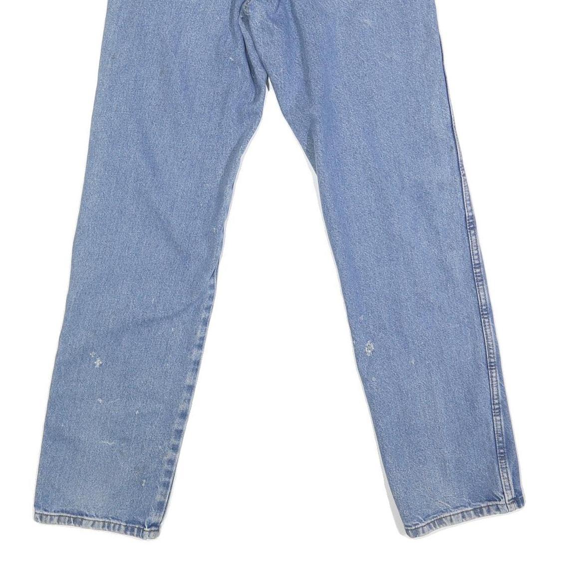 DICKIES Mens Regular Fit Blue Denim Jeans W30 L32 Cotton Blend Zip Casual