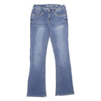 WALLFLOWER Womens Jeans Blue Classic Flared Denim Medium W28 L32 Stylish