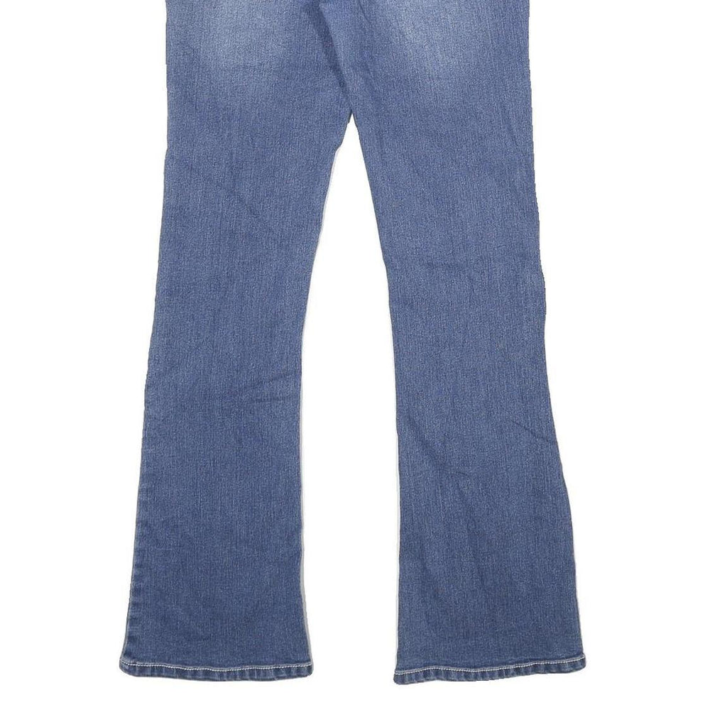 WALLFLOWER Womens Jeans Blue Classic Flared Denim Medium W28 L32 Stylish