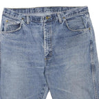 WRANGLER Mens Denim Blue Casual Shorts L W36 Classic Cotton Blend Comfortable