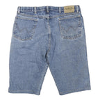 WRANGLER Mens Denim Blue Casual Shorts L W36 Classic Cotton Blend Comfortable