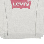 LEVI'S Womens Grey Sweatshirt Crew Neck S Cotton Blend Casual Lightweight