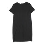JIGSAW Womens Black Shift Dress Polyester Blend Short Sleeve UK 12 Classic