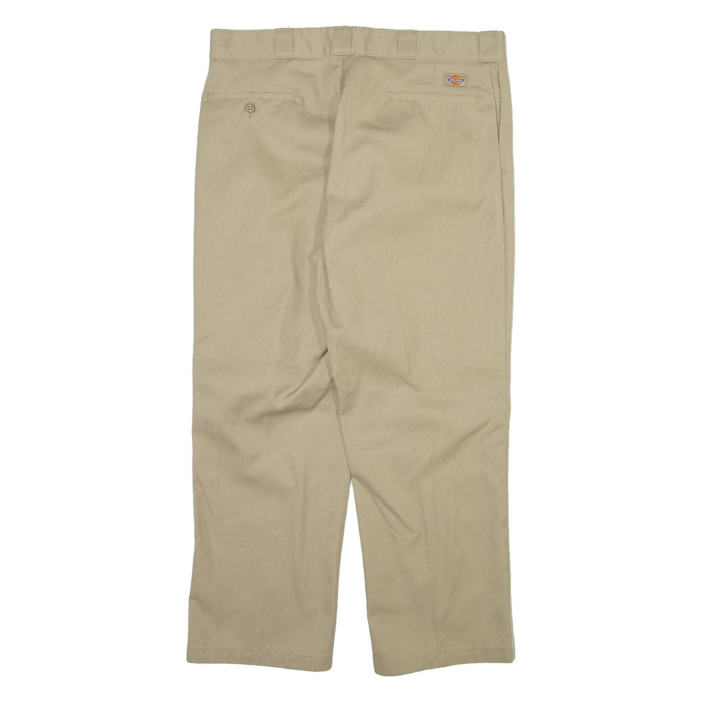 DICKIES 874 Workwear Mens Trousers Beige Regular Straight W38 L29