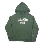 CHAMPION Womens Green Sacramento State Hoodie XL Cotton Blend Comfort Casual